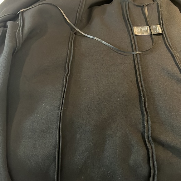 D. Exterior Black Wool Knit Sweater Jacket made in Italy - Picture 16 of 17